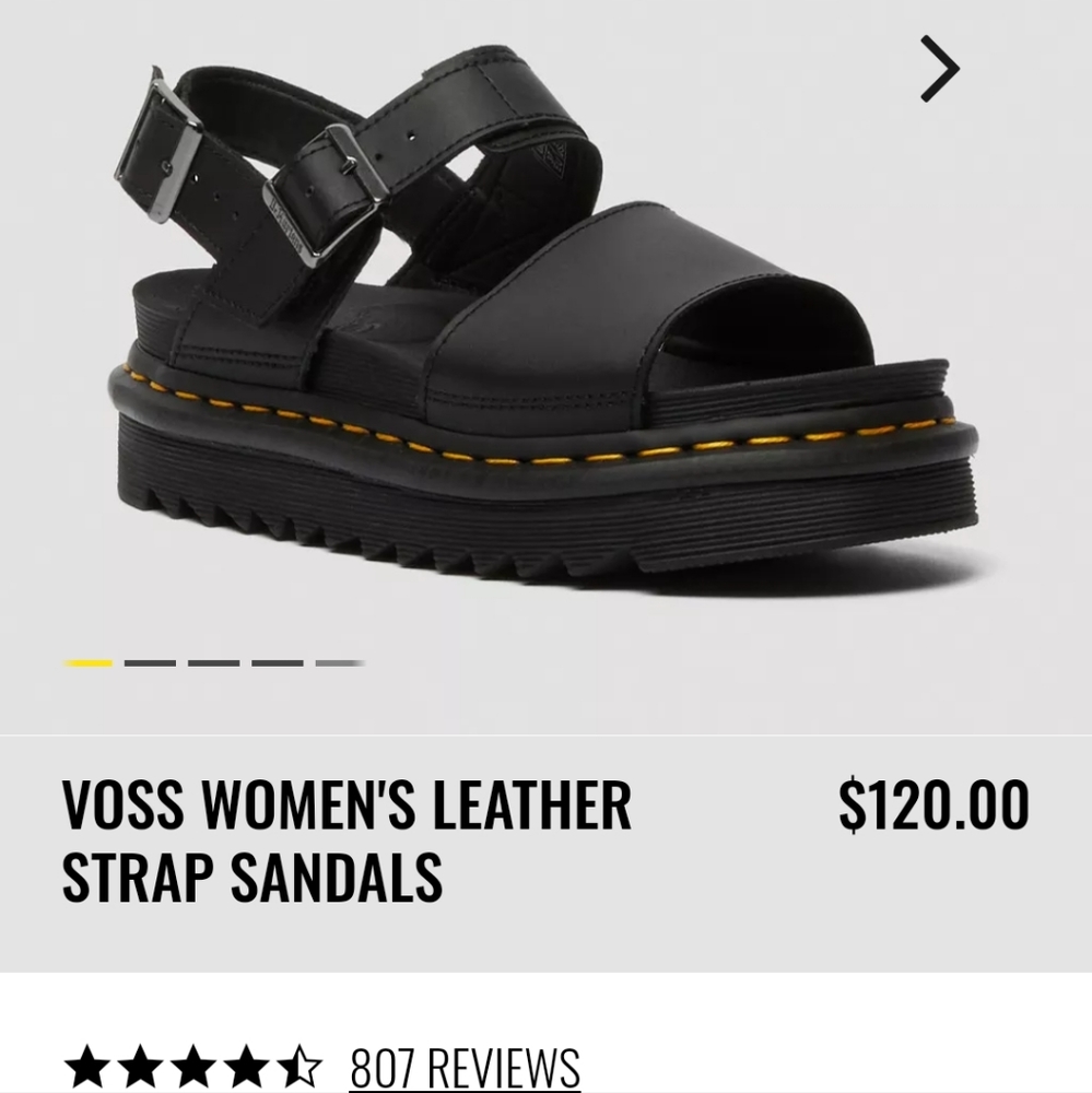 Doc Martens leather strap sandals- W10